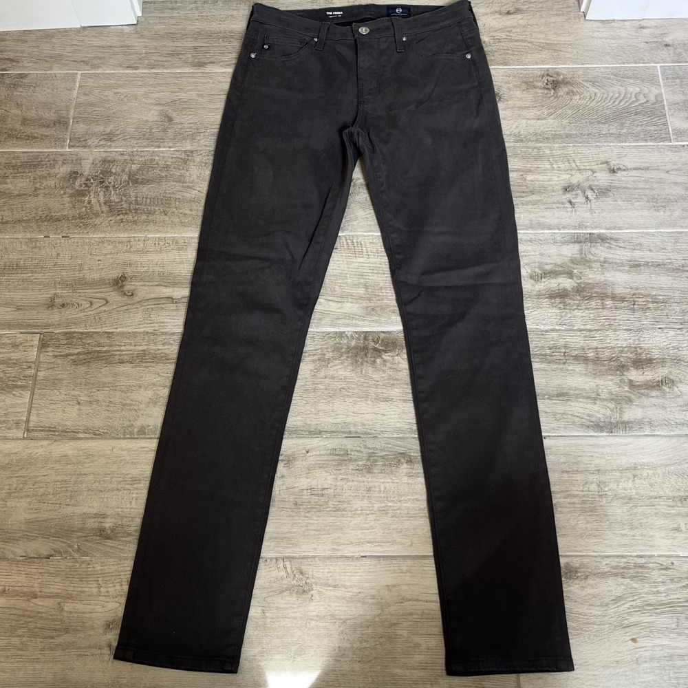 AG Adriano Goldschmiedโ The Prima Cigarette Leg Pants Women's Size 27 Dark Gray